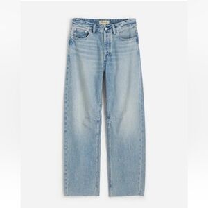 Madewell The Curvy Darted Barrel-Leg Jean NWT Size 33